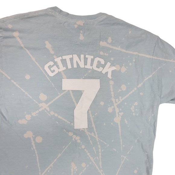 Artist Charles Gitnick End Gun Violence T-Shirt Paint Splatter Portrait Sz M - Picture 4 of 16